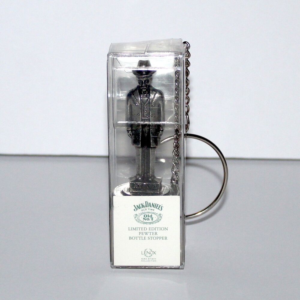 Jack Daniels Bottle Stopper Pewter Lenox Lim Ed Kirk Stieff